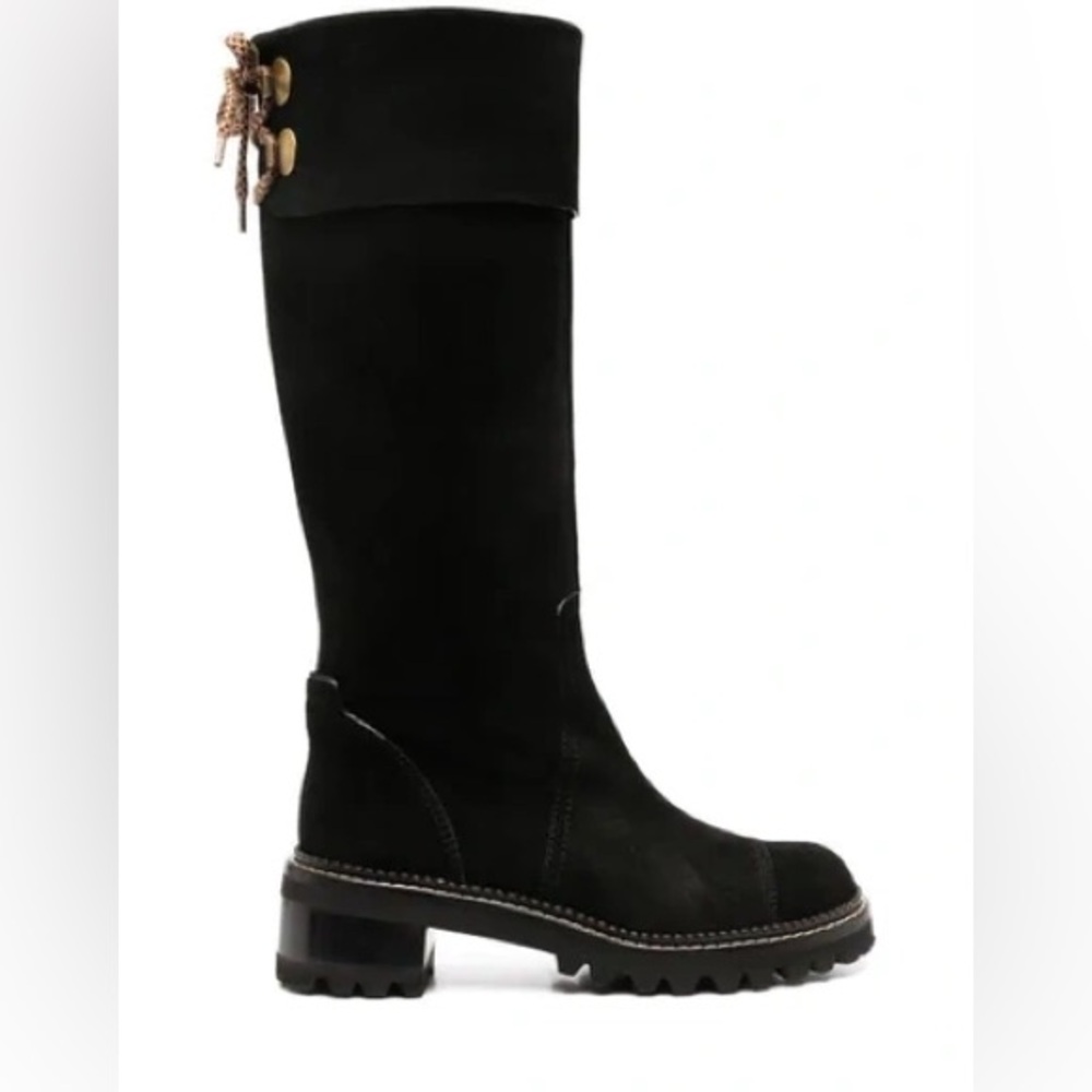 See by Chloe lace back boots